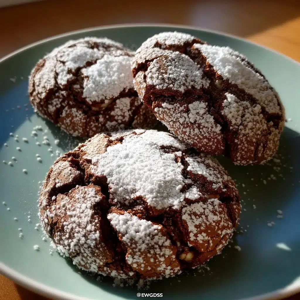 Espresso Crinkle Cookies