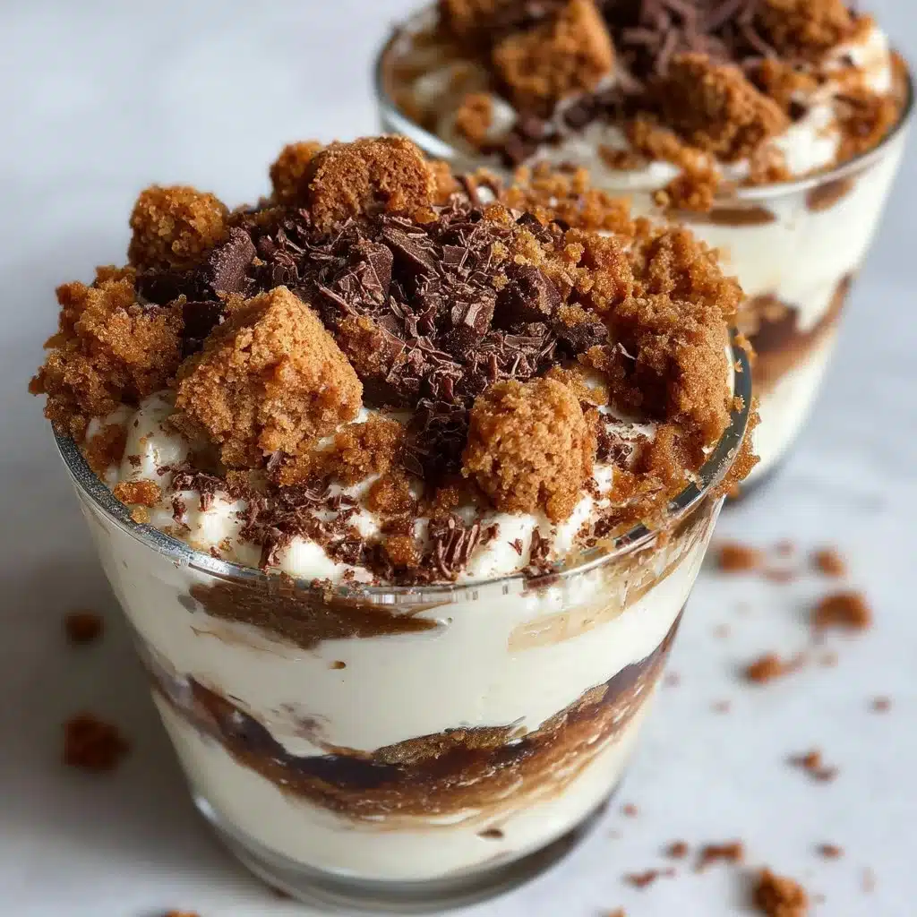 Espresso Mascarpone Cream Cups with Cookie Crumble