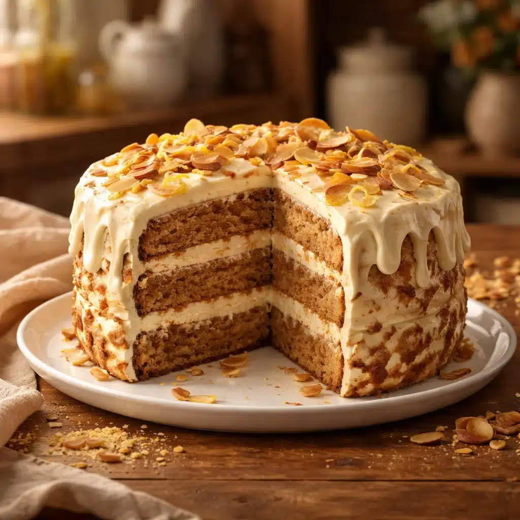 Indulge in Espresso Almond Cake with Ricotta and Limoncello Cream 2 Indulge in Espresso Almond Cake with Ricotta & Limoncello Cream