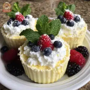 Delicious Limoncello Ricotta Mousse Cups topped with fresh lemon zest