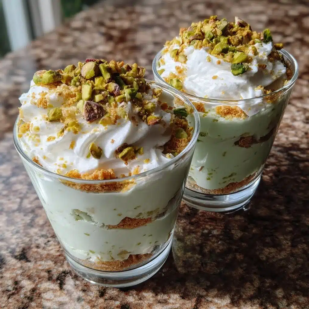 No-Bake Pistachio Cream Parfait Cups 2 No-Bake Pistachio Cream Parfait Cups