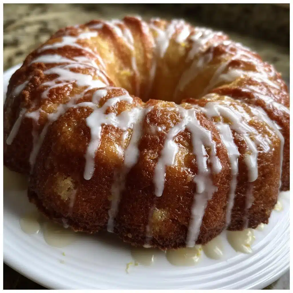 Orange Blossom Tea Cake with Vanilla Glaze