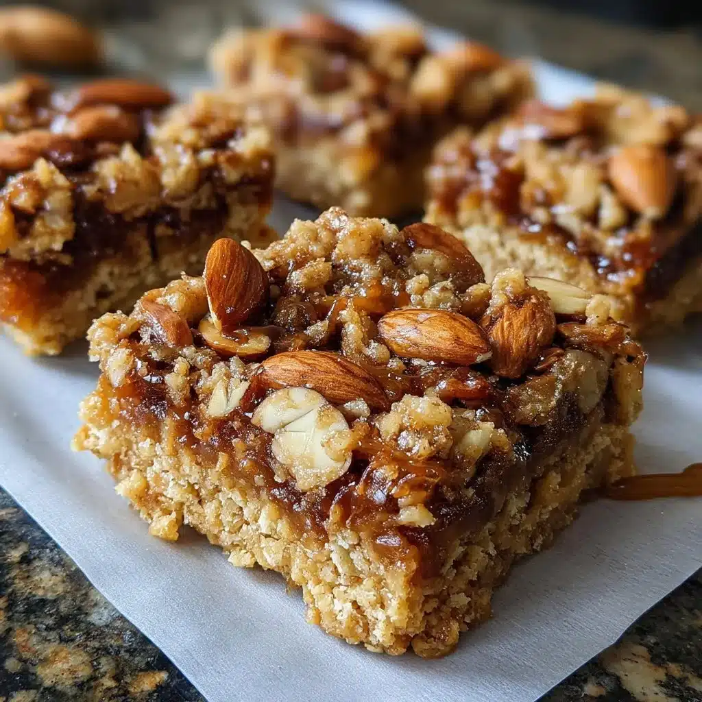 Salted Maple Oat Bars with Toasted Almonds 3 Salted Maple Oat Bars with Toasted Almonds