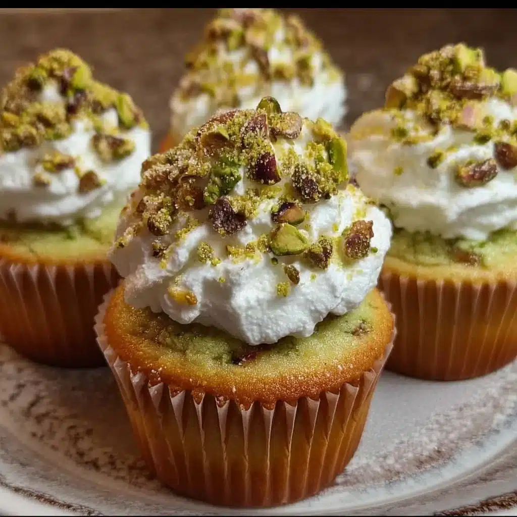 St. Patrick’s Day Pistachio Ricotta Cupcakes