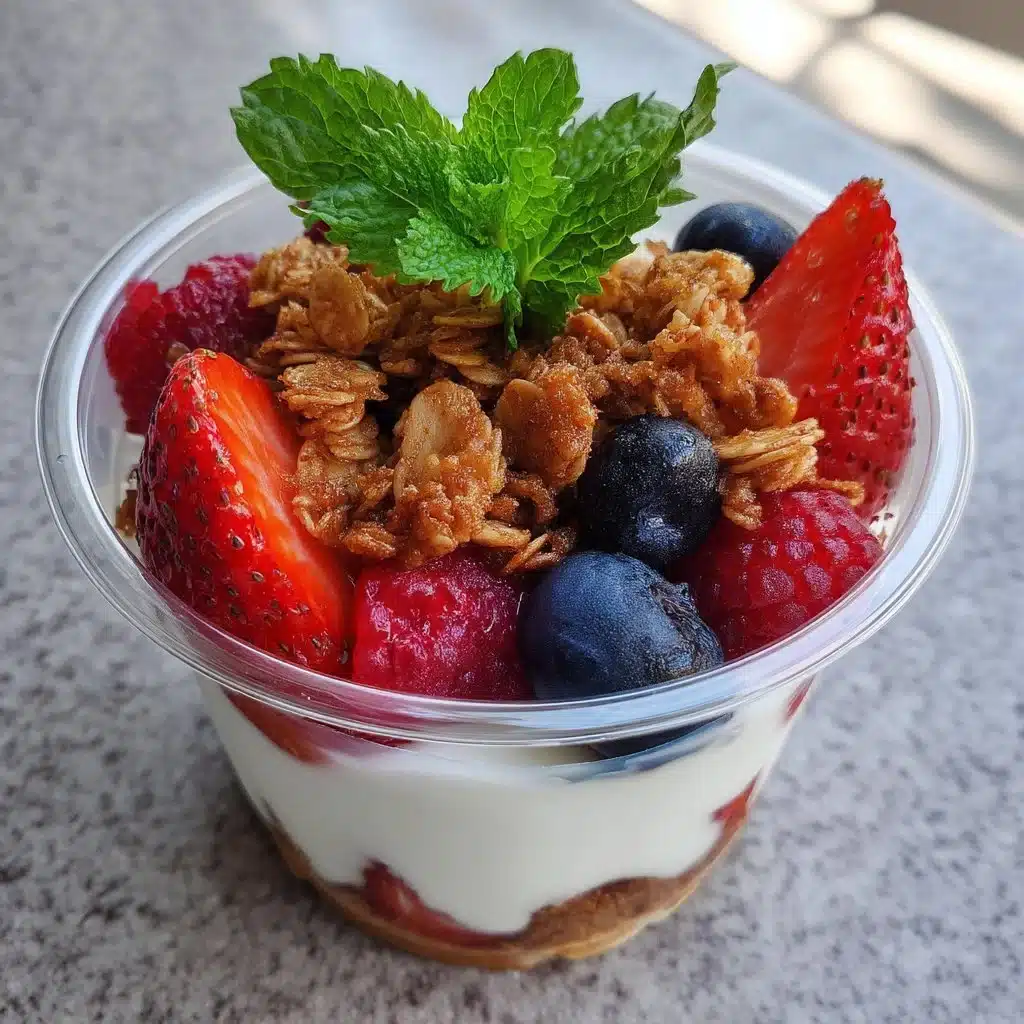 Summer Pool Party Dessert Cups