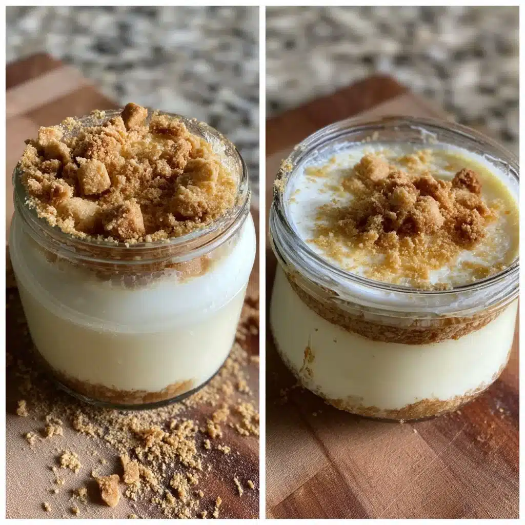 Vanilla Custard Jars with Crushed Wafers