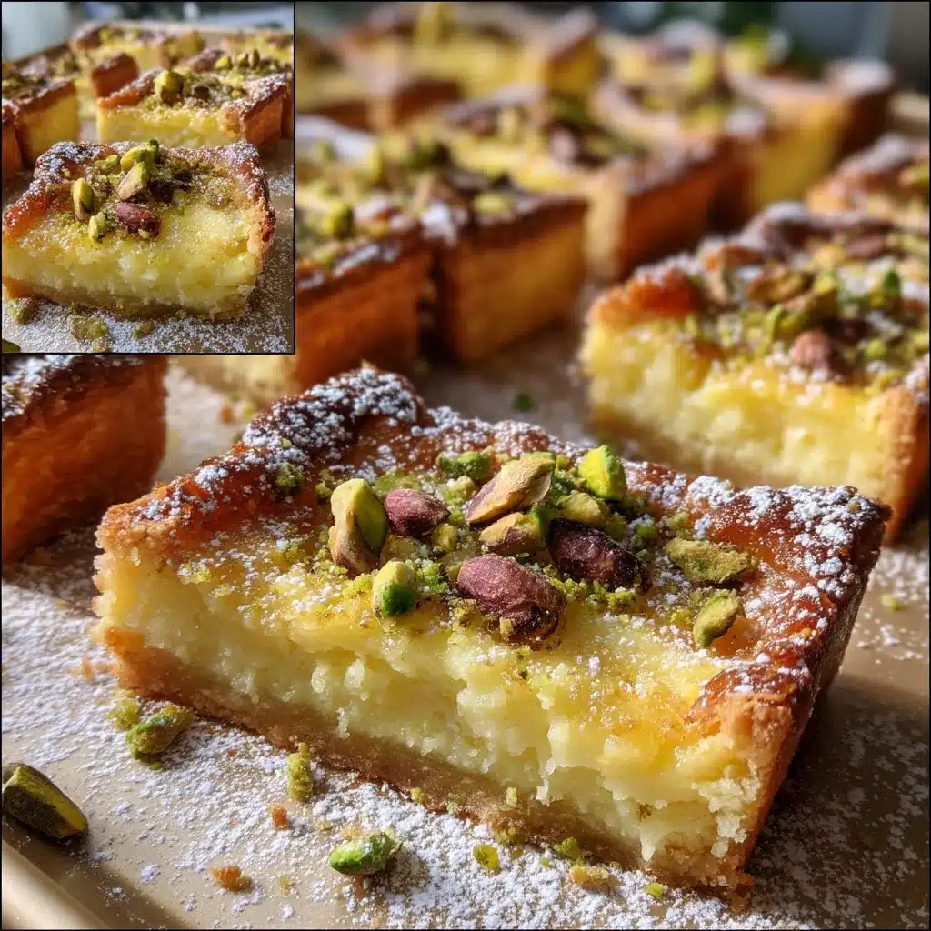 Yuzu-Pistachio Ricotta Tartlet