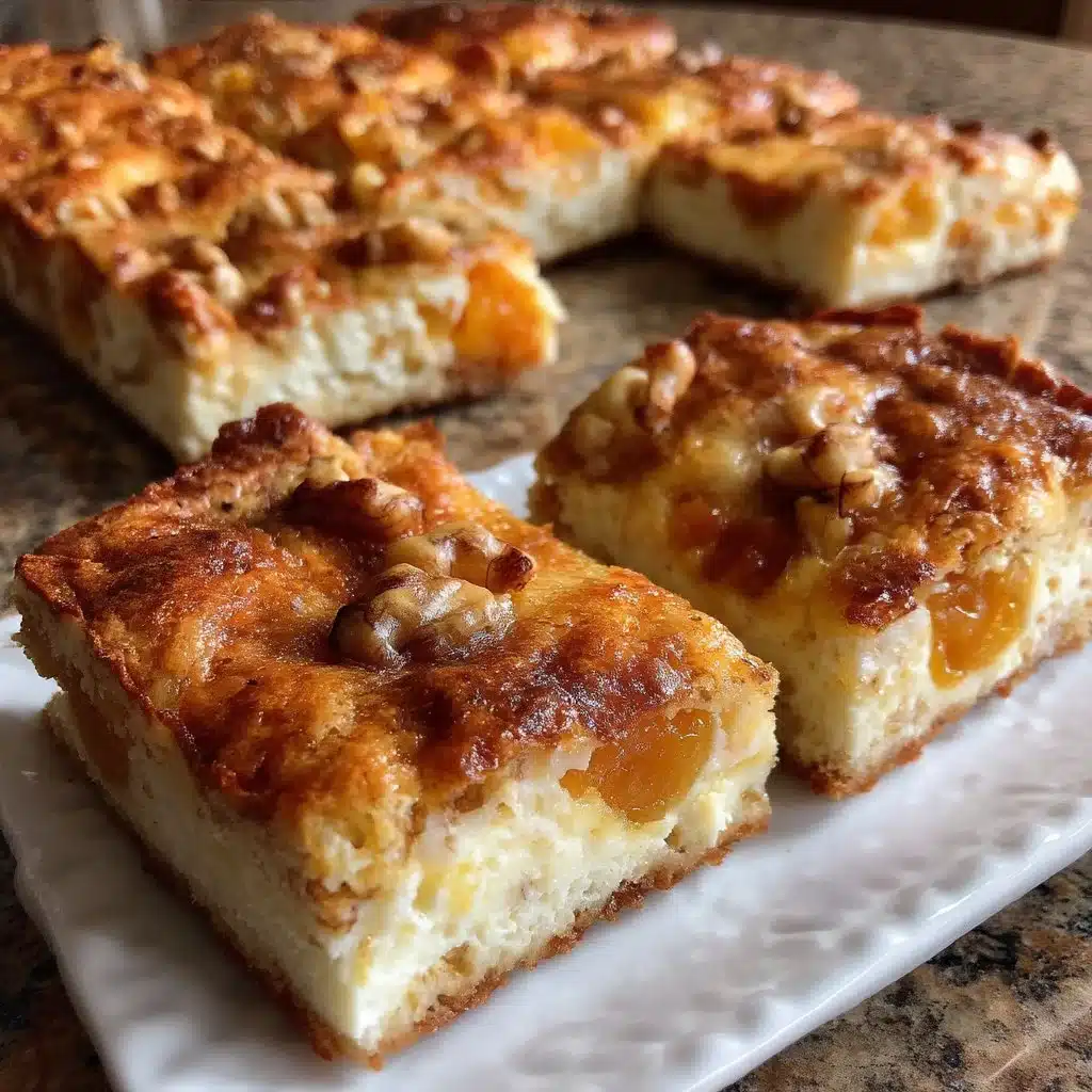 Apricot Honey Ricotta Breakfast Squares