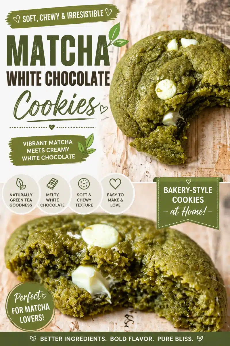 Matcha White Chocolate Brownies (Bakery-Style, Chewy)