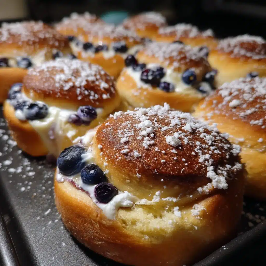 Blueberry Mascarpone Sweet Rolls
