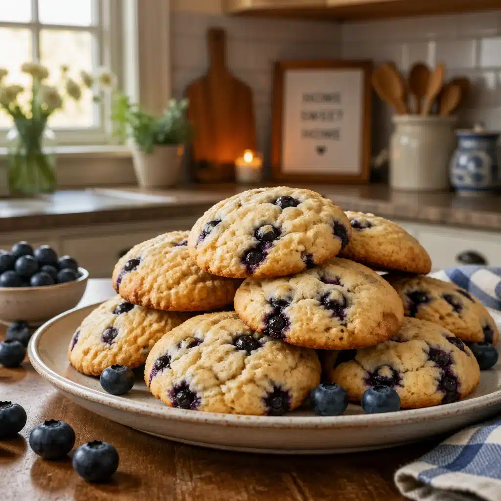 Blueberry Ricotta Cookies: Soft-Baked Delight with Golden Edges