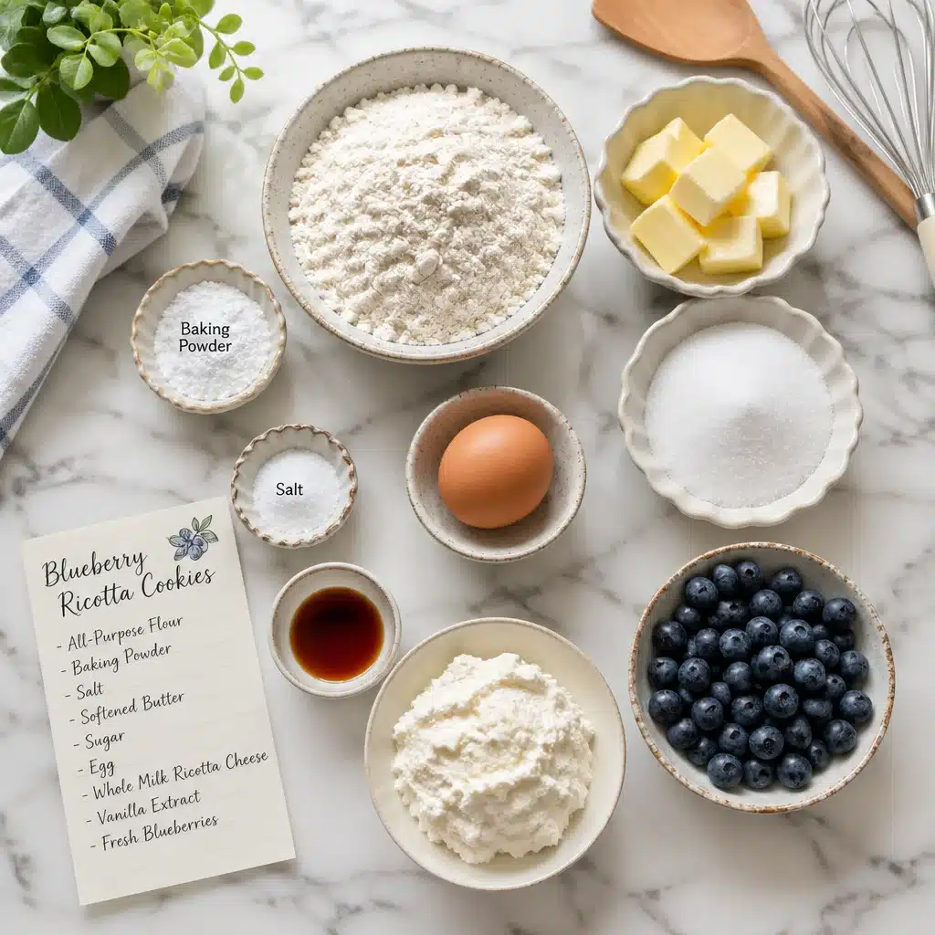 Blueberry Ricotta Cookies: Soft-Baked Delight with Golden Edges