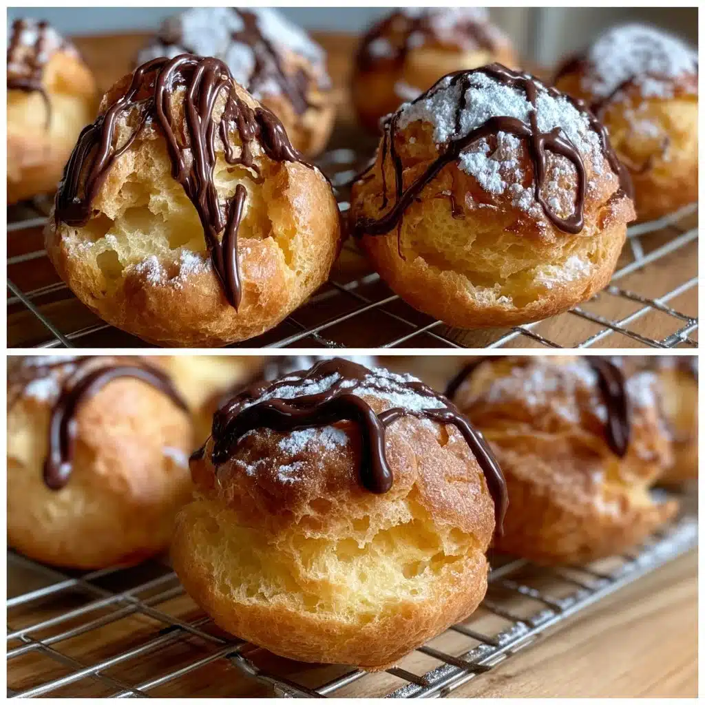 Brown Butter Grapefruit Ricotta Choux Buns