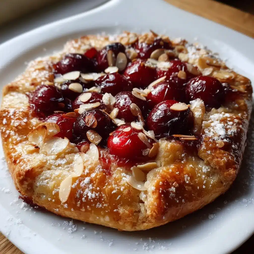 Cherry Almond Mascarpone Galette