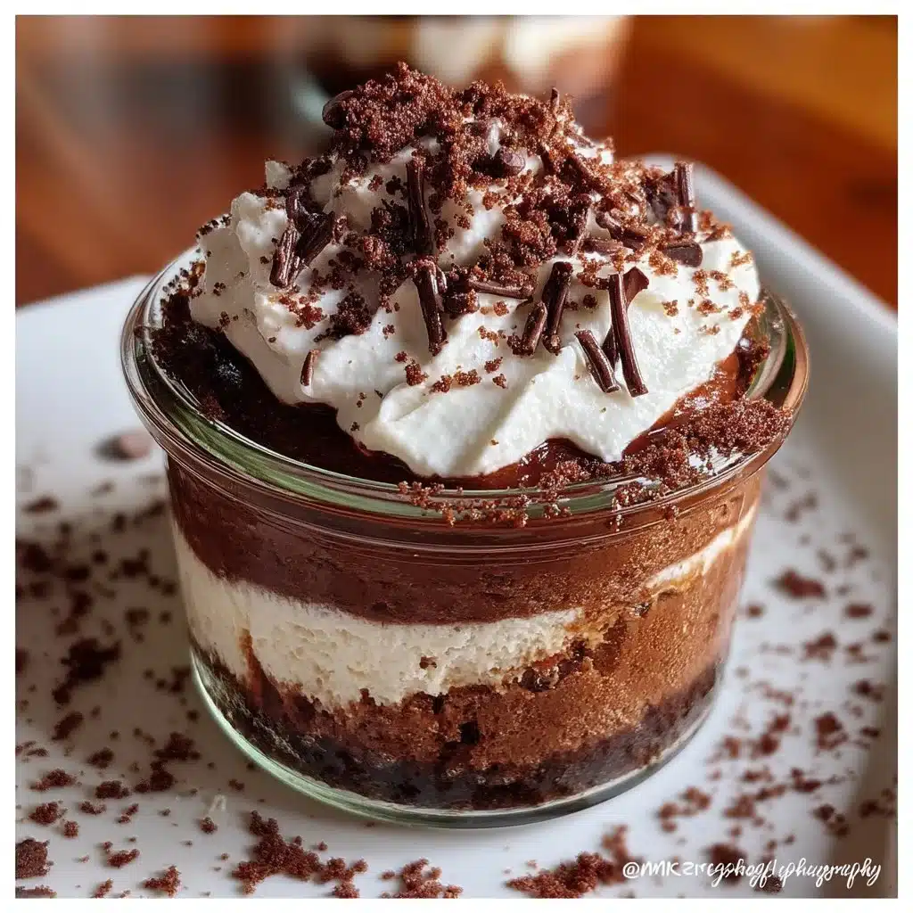Chocolate Espresso Mascarpone Cheesecake Jars
