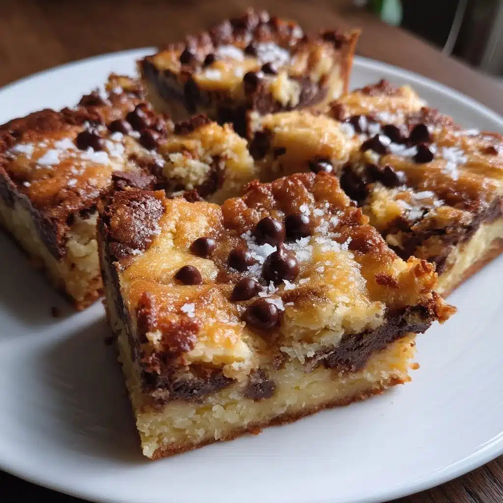Chocolate Orange Ricotta Blondie Bars