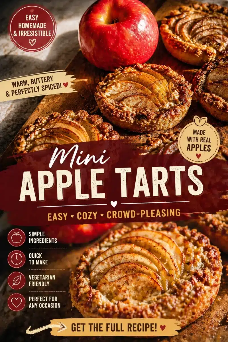 Cinnamon Apple Ricotta Tartlets: A Tender Cozy Spice Delight
