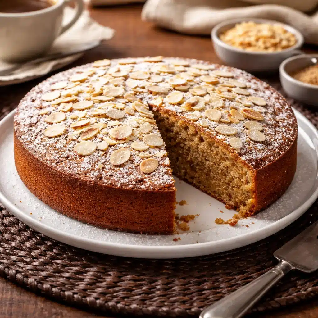 Espresso Almond Cake with Ricotta & Whipped Cream