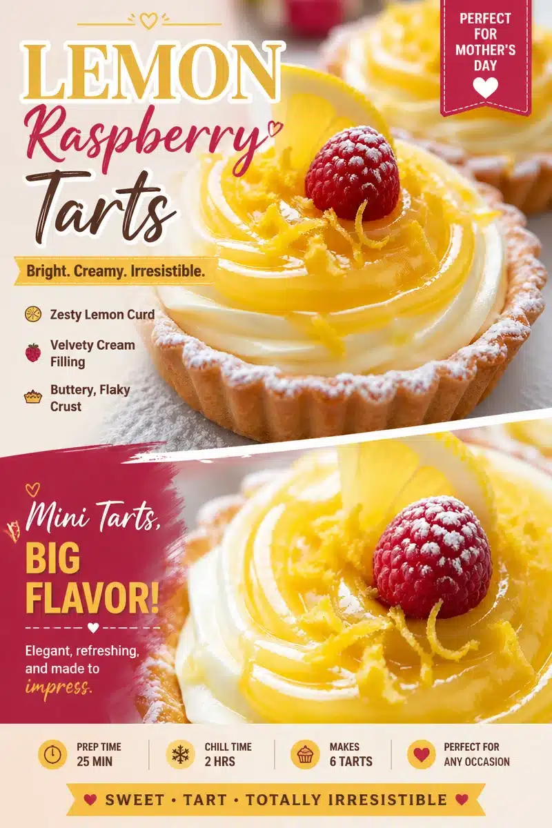 Delicious Mother’s Day Lemon Mascarpone Tartlets to Impress Mom
