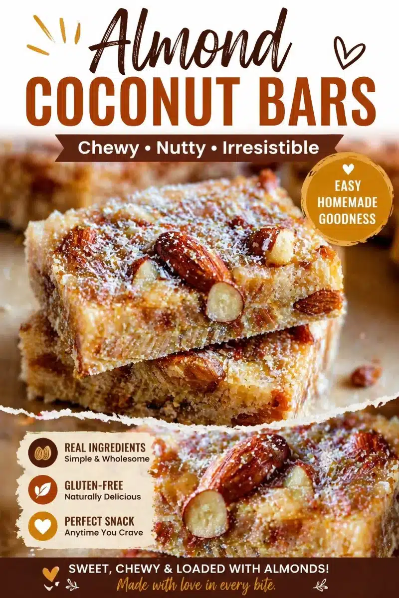 Delicious No-Bake Coconut Almond Energy Bars Perfect for Picnics