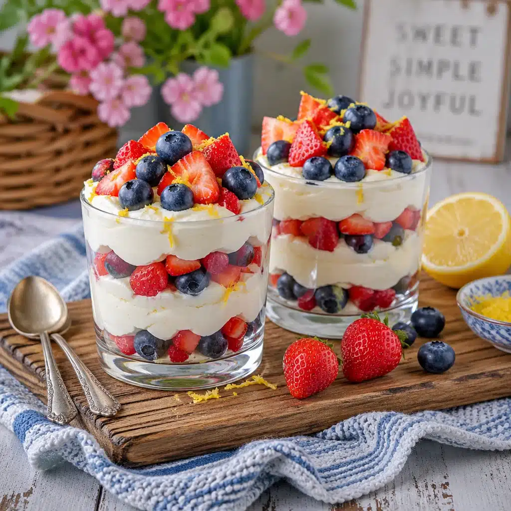 No-Bake Lemon Mascarpone Cream Pots (Light & Fresh)