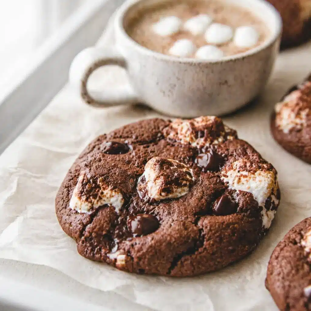 Delicious One-Bowl Cocoa Strawberry Cookies, soft, melty, and bursting with chocolate flavor.