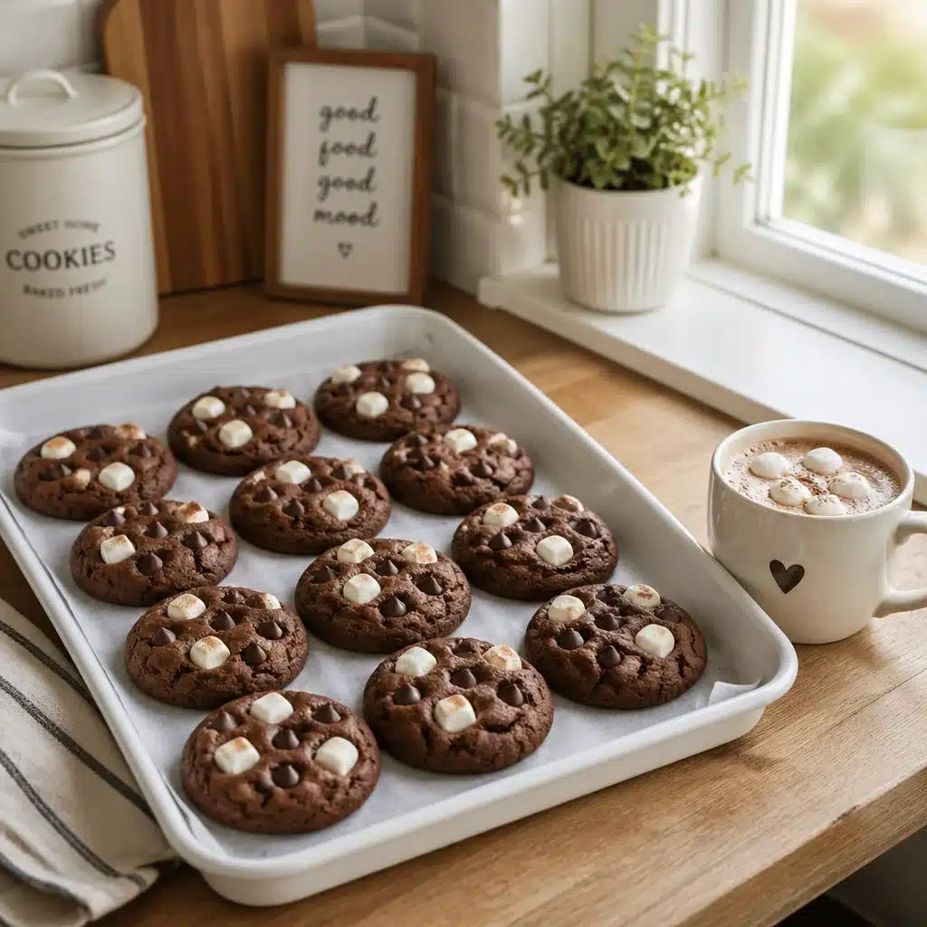 One-Bowl Cocoa Strawberry Cookies (Soft & Melty)