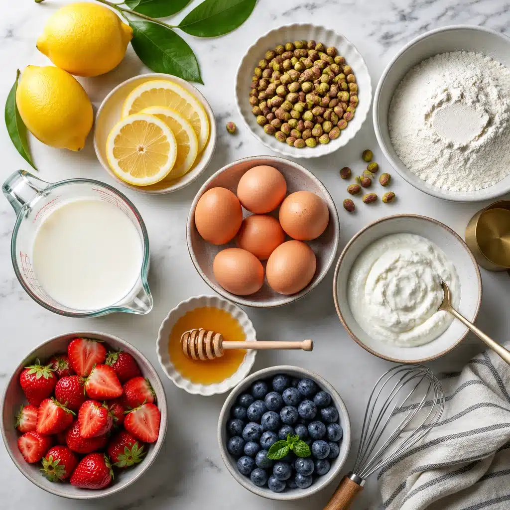 Delicious Pistachio Lemon “Giant Crepe” Brunch Cake Recipe You’ll Love!