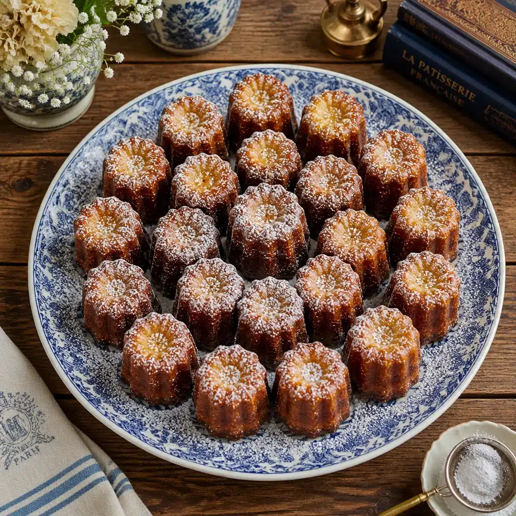 Vanilla Ricotta Canelés with Coffee Glaze (Party-Ready)