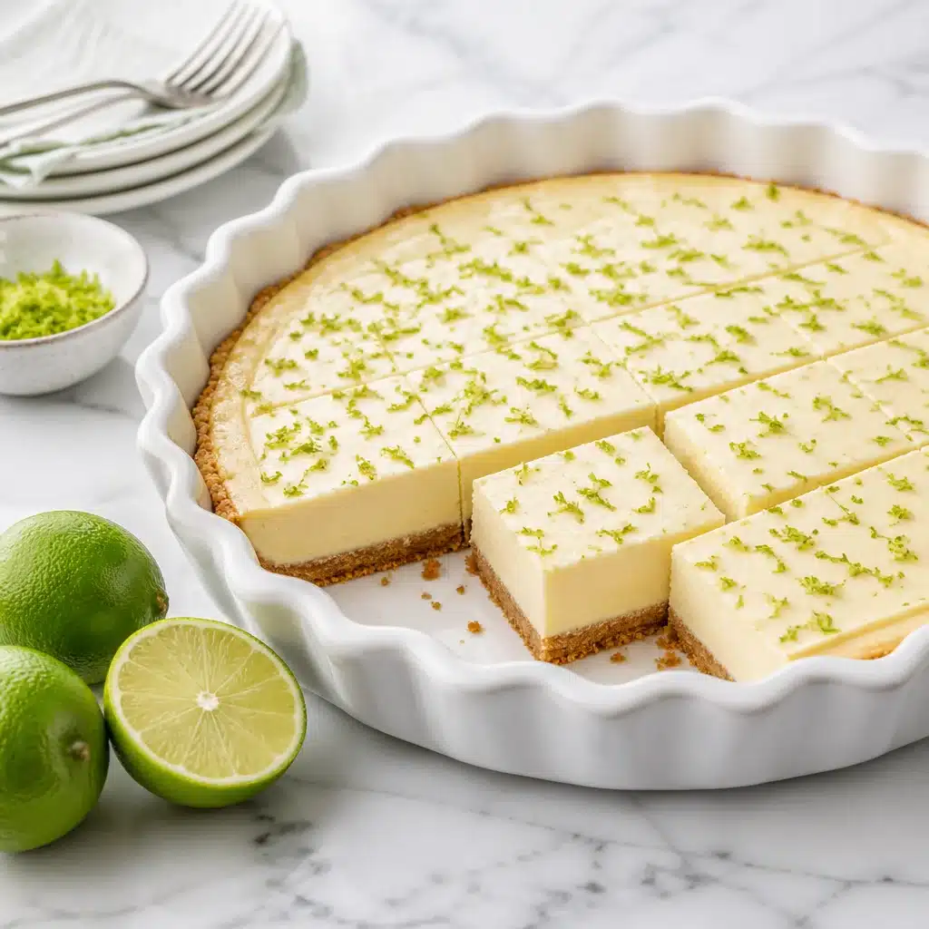 Key Lime Mascarpone Bars (One-Bowl, Bright & Creamy)