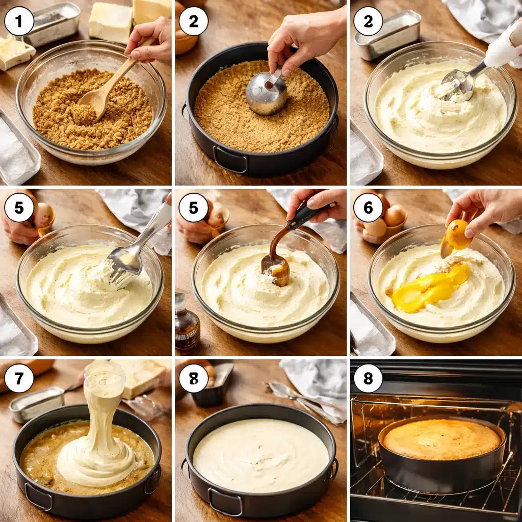 Deliciously Creamy Amaretto Ricotta Cheesecake to Savor