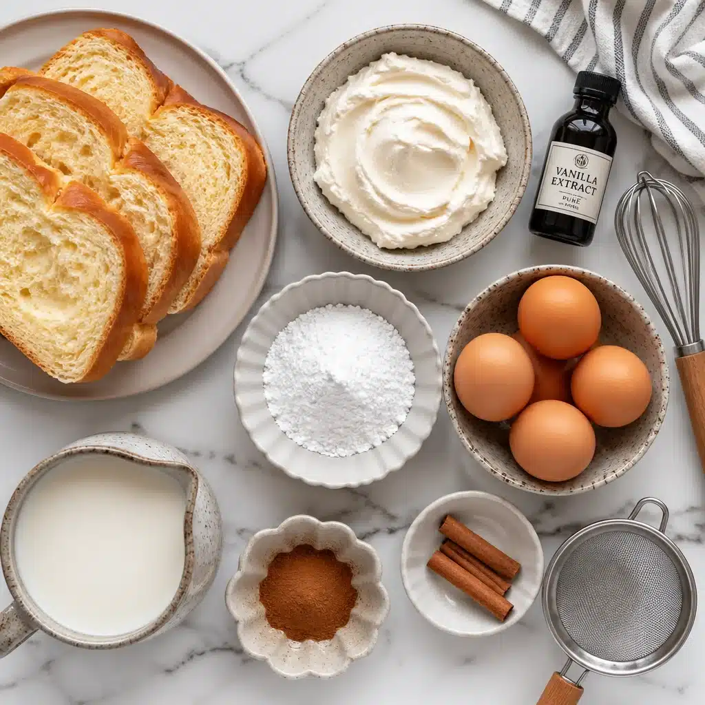 Mascarpone Stuffed French Toast (Brunch-Style, Creamy)