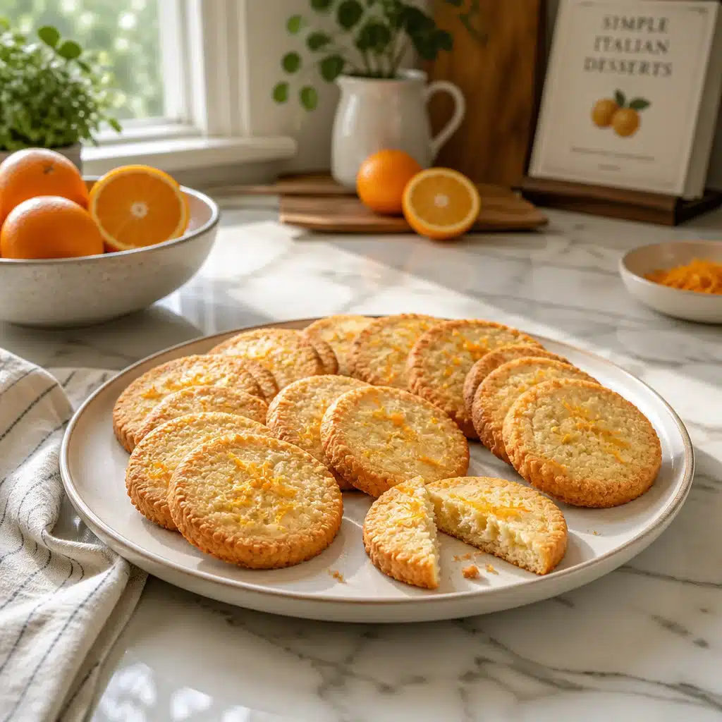 Orange Ricotta Shortbread Cookies (Crisp-Edged, Perfumed Citrus)