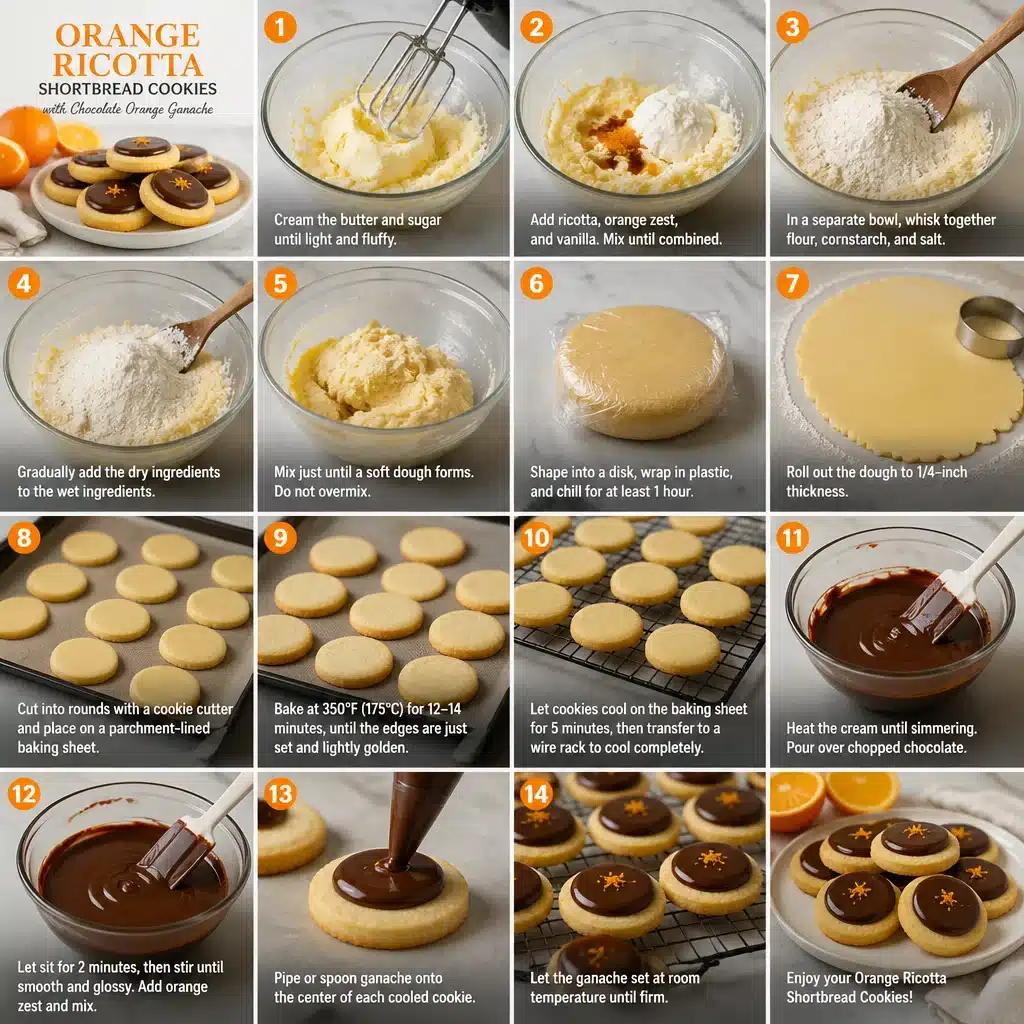 Deliciously Crisp Orange Ricotta Shortbread Cookies to Savor