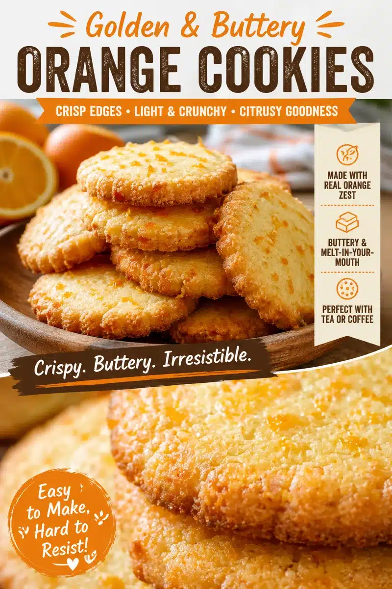 Deliciously Crisp Orange Ricotta Shortbread Cookies to Savor
