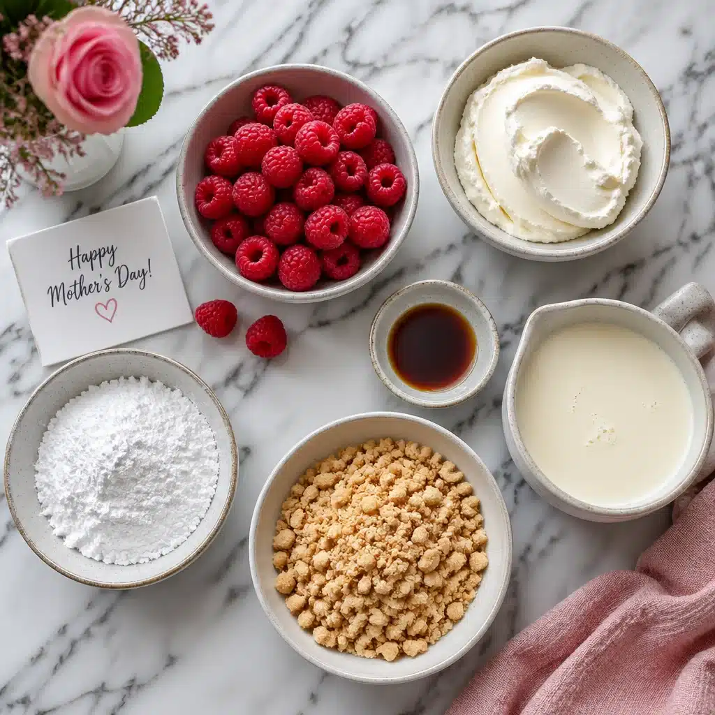Deliciously Light Mother’s Day Raspberry Mascarpone Dessert Cups