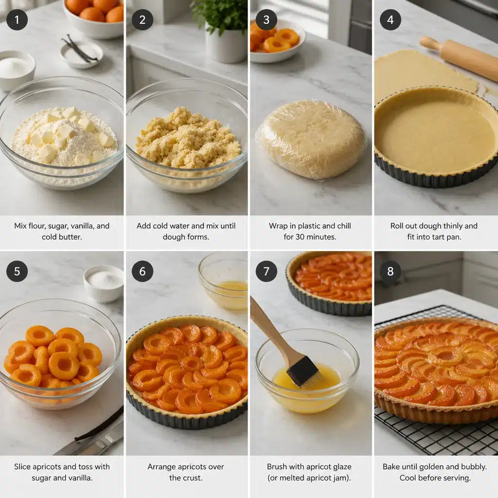 Delightful Apricot Vanilla Thin Tart – Crisp & Light Perfection