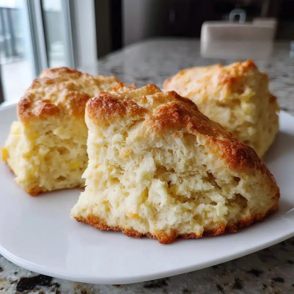 Delicious lemon ricotta scones served on a brunch table