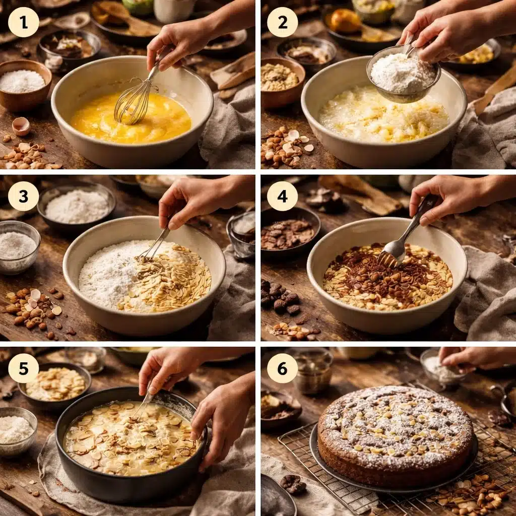 Indulge in Decadent Almond, Ricotta, and Chocolate Cake Bliss