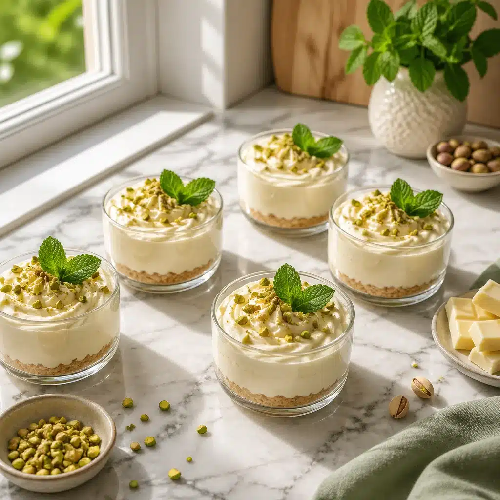 No-Bake White Chocolate Mascarpone Cream Pots (Silky)