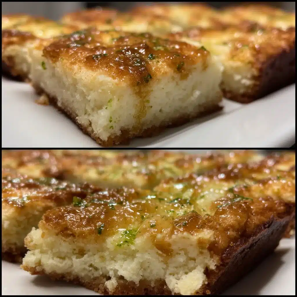 Delicious Key Lime Ricotta Cookie Bars on a white plate with lime slices