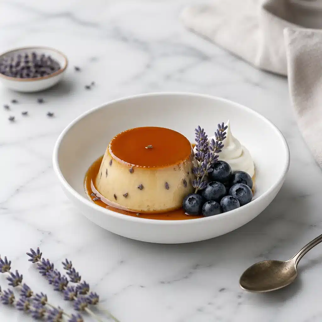Lavender-Infused Flan (Make-Ahead, Perfumed)