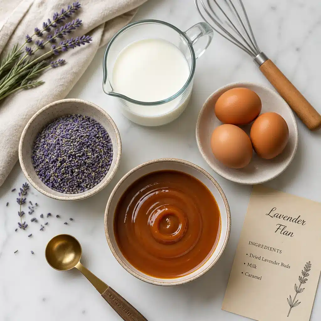 Lavender-Infused Flan: A Make-Ahead Delight with Perfumed Elegance