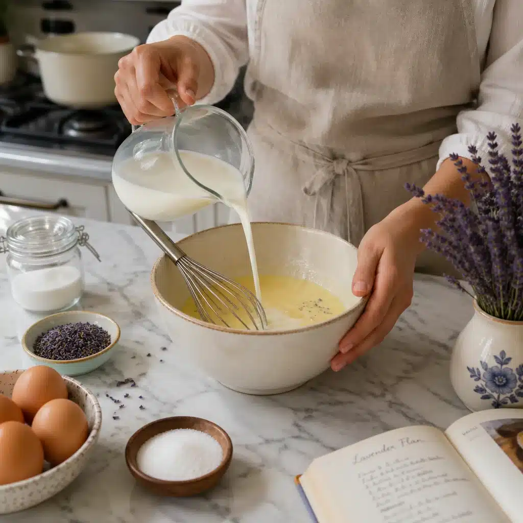 Lavender-Infused Flan: A Make-Ahead Delight with Perfumed Elegance
