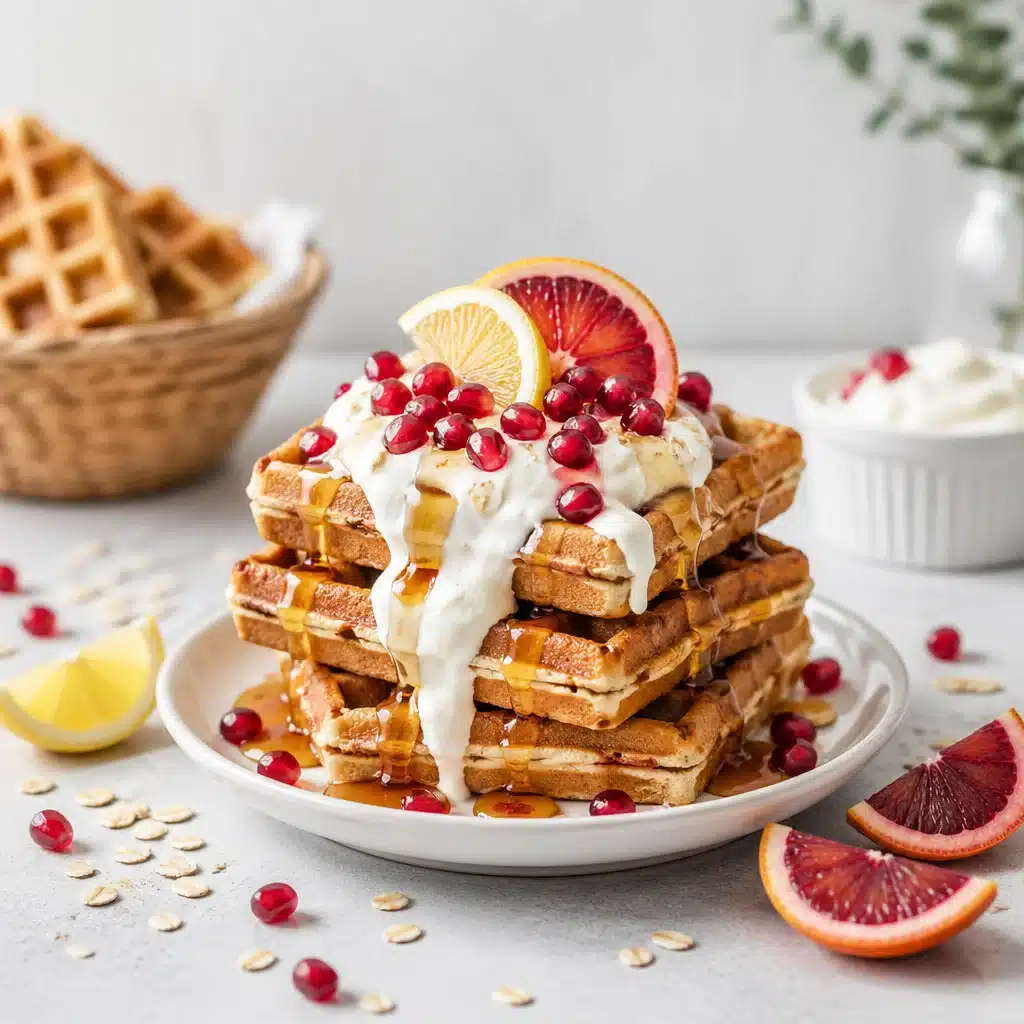 Lemon Blueberry Ricotta Waffles That Are Pure Bliss!