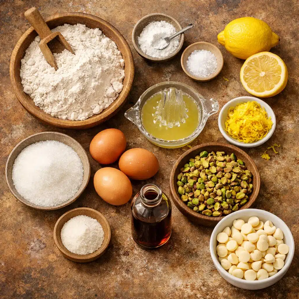 Lemon Vanilla Pistachio Biscotti: A Sweet Twist on Tradition