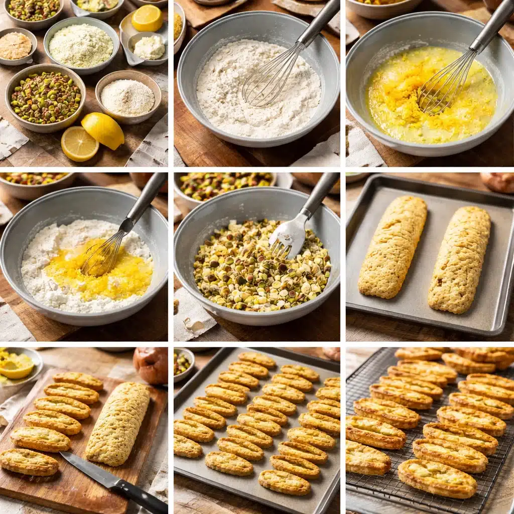 Lemon Vanilla Pistachio Biscotti: A Sweet Twist on Tradition