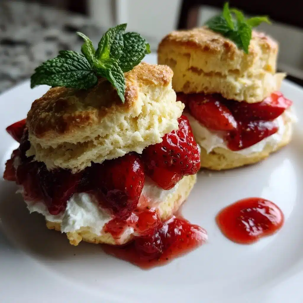 Mascarpone Strawberry Shortcake Sliders