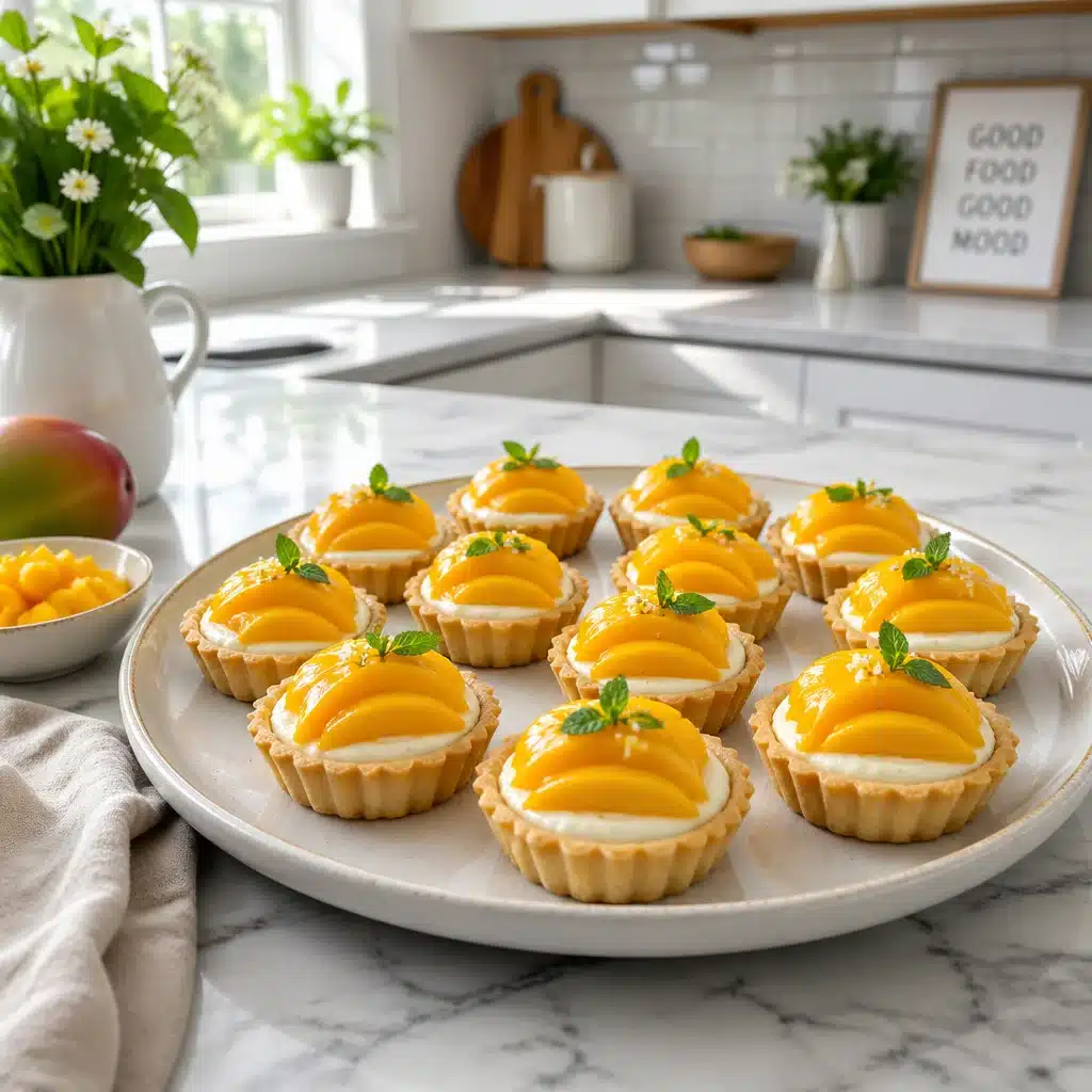 Mini Mango Vanilla Tartlets (Party-Ready, Bright)