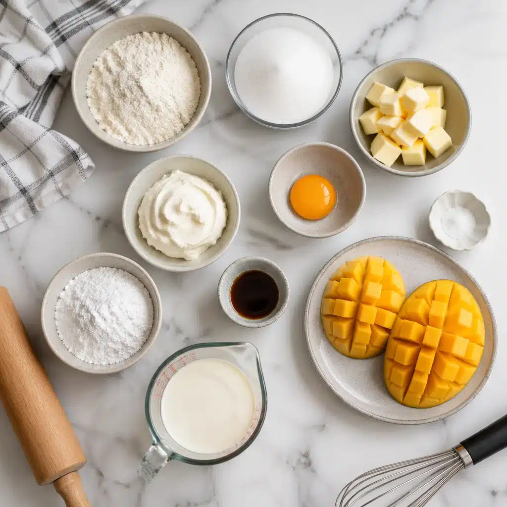 Mini Mango Vanilla Tartlets | Bright Bites for Any Party